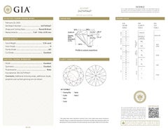 GIA Certified 3.34ct Round H SI2 Diamond Loose or Set in Solitaire Ring