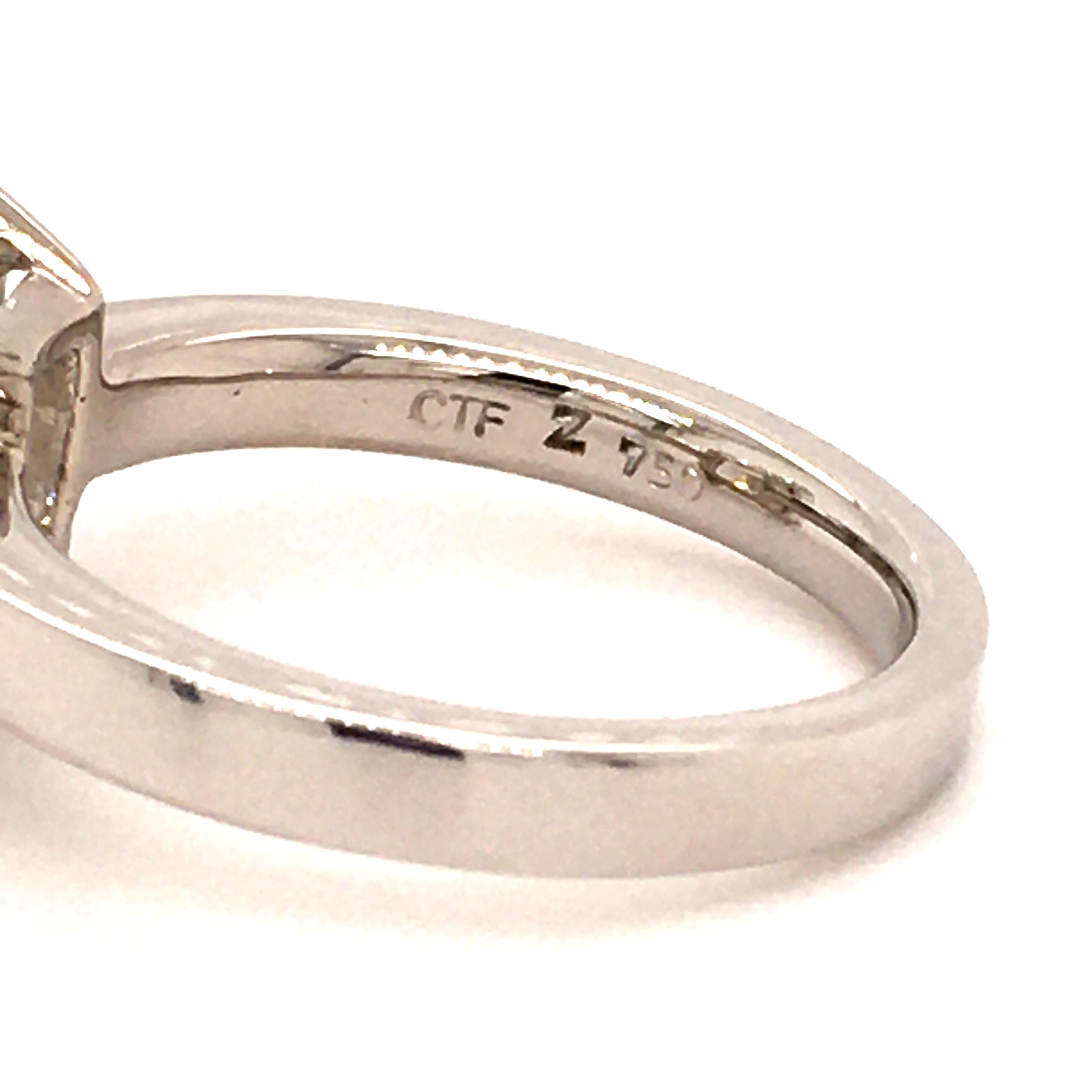 GIA-zertifizierter 3,37 Karat H-IF Diamantring mit Smaragdschliff im Angebot 5