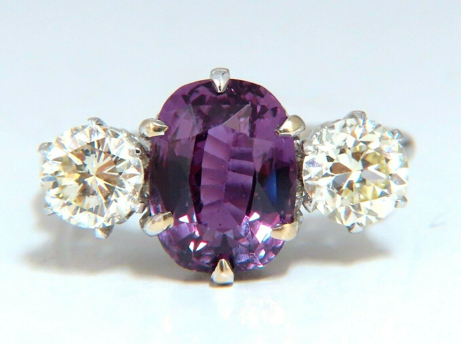 purple moissanite