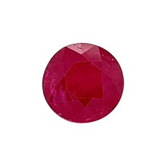 GIA Certified 3.46 Carat Round Ruby