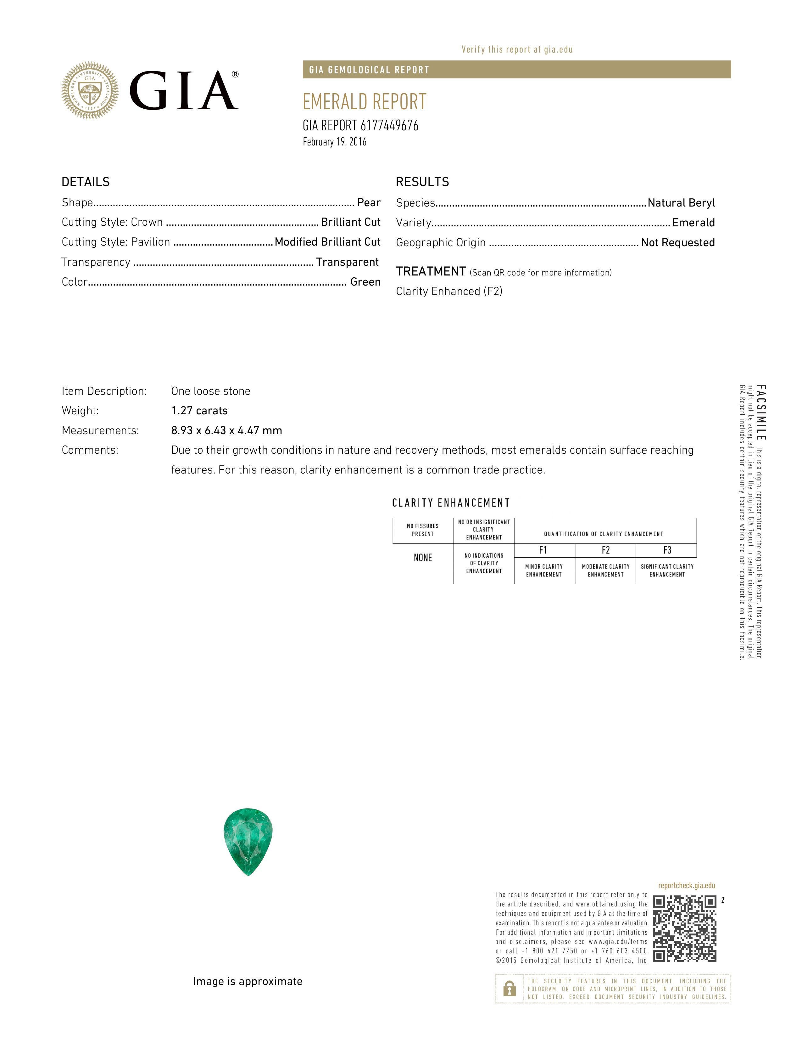 GIA Certified 3.47 Carat Pear Emerald Diamond Platinum Dangle Earrings In Excellent Condition In Stamford, CT