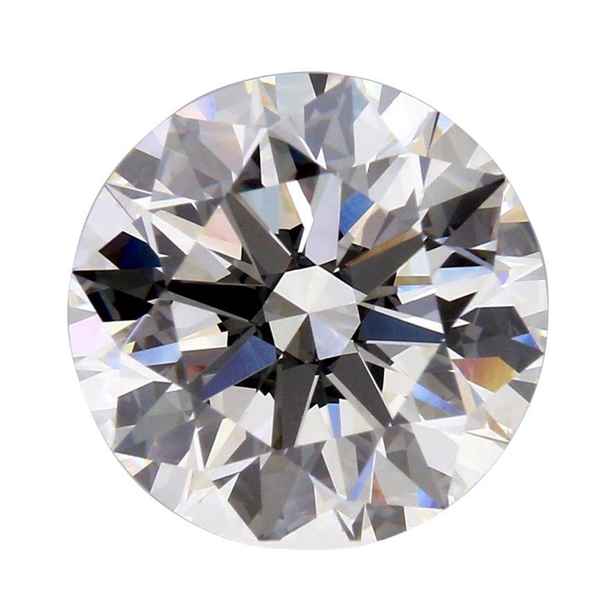GIA Certified 3.01 Carat Round Cut Diamond For Sale