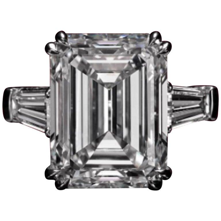 GIA Certified 3.89 Carat Excellent Cut Ring