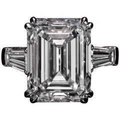 GIA Certified 3.89 Carat  Excellent Cut Ring