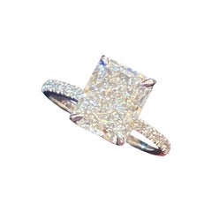 GIA-zertifizierter Solitär-Ring mit 3,50 Karat Diamant 18K Gold