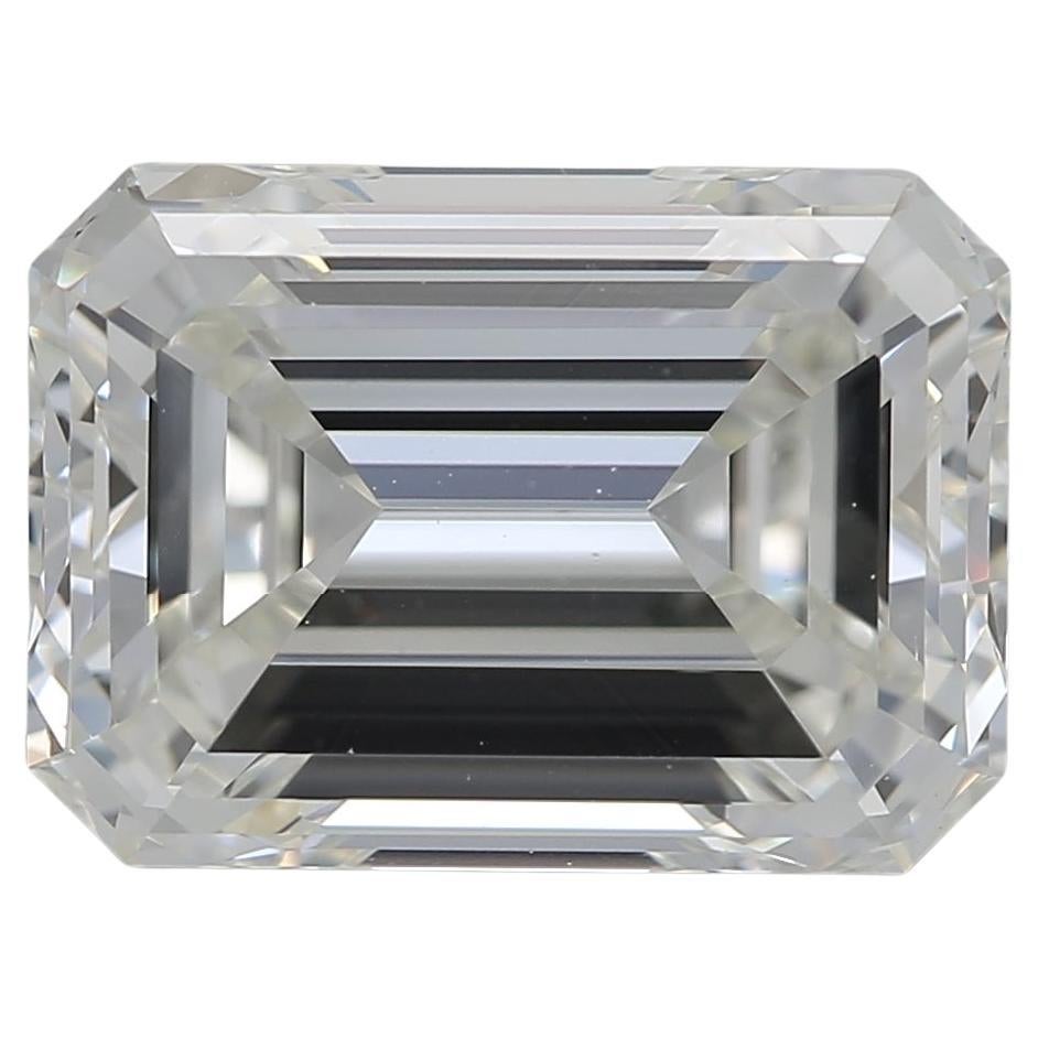 GIA Certified 3.50ct Emerald Cut Diamond J VS1 Loose or Set in Solitaire Ring
