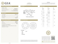GIA Certificado 3.50ct Diamante redondo I SI2 EX suelto o engastado en anillo solitario