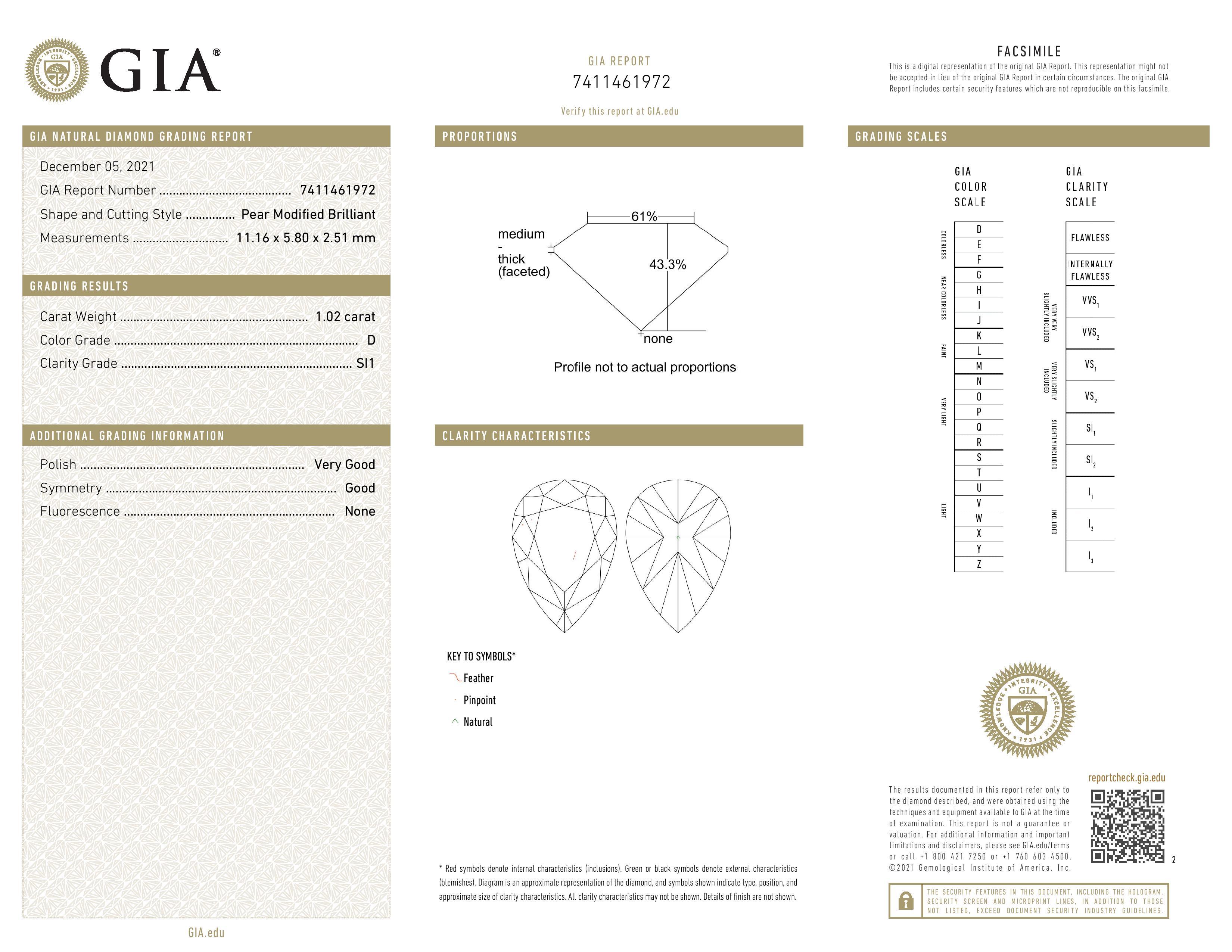 GIA-zertifizierter 3,51 Karat birnenförmiger Rubin und 1,01 Karat Diamant Toi Et Moi Ring für Damen oder Herren im Angebot
