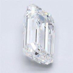 Diamante suelto de 3,53 quilates, talla esmeralda, color G, claridad VS1, certificado por el GIA