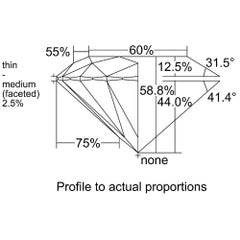 GIA Certified 3.54 Carat Round Cut G/VS2 Loose Natural Diamond