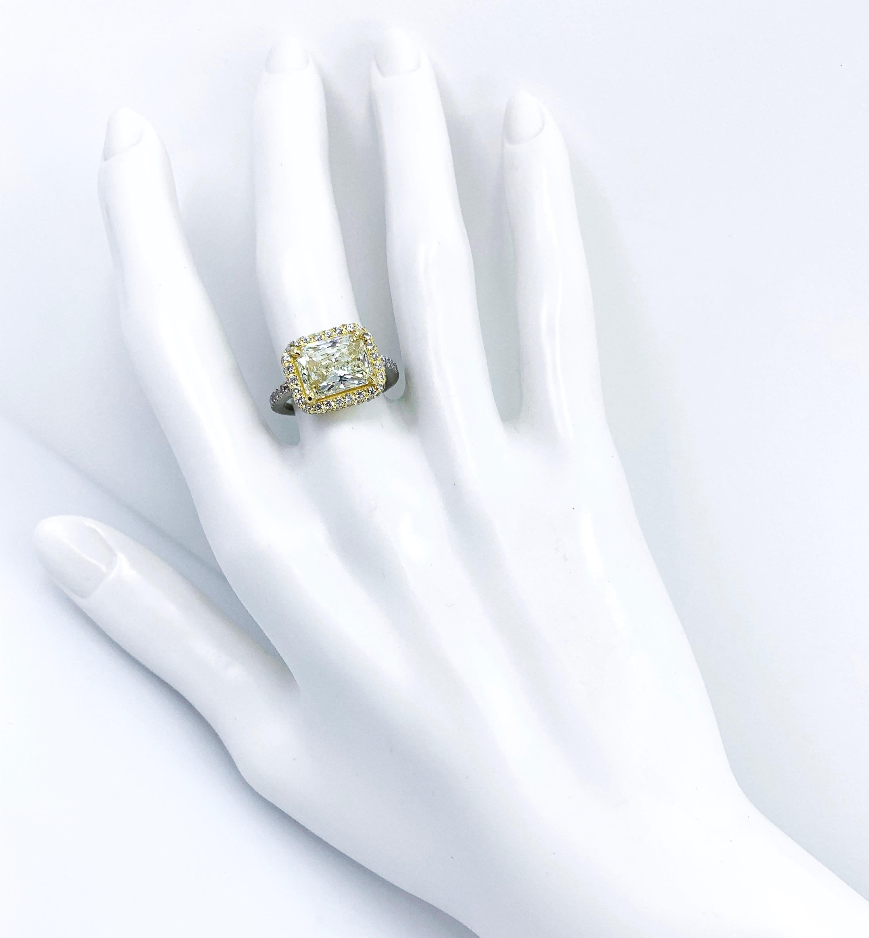 3.55 carat diamond ring