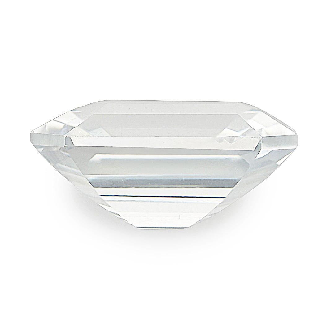 GIA Certified 3.55 Carats Unheated White Sapphire In New Condition For Sale In Los Angeles, CA