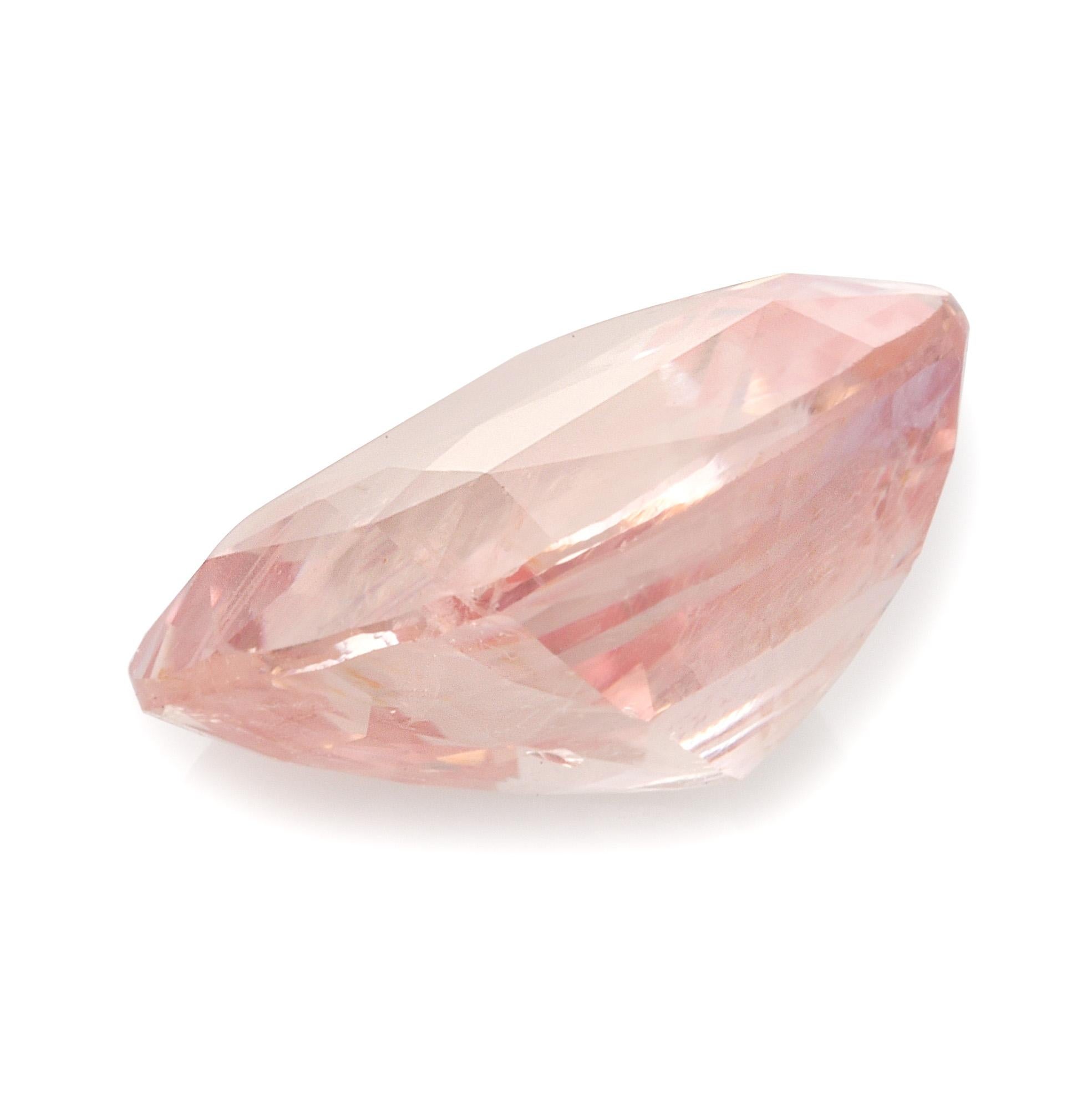 GIA Certified 3.56 Carats Unheated Padparadscha Sapphire In New Condition For Sale In Los Angeles, CA