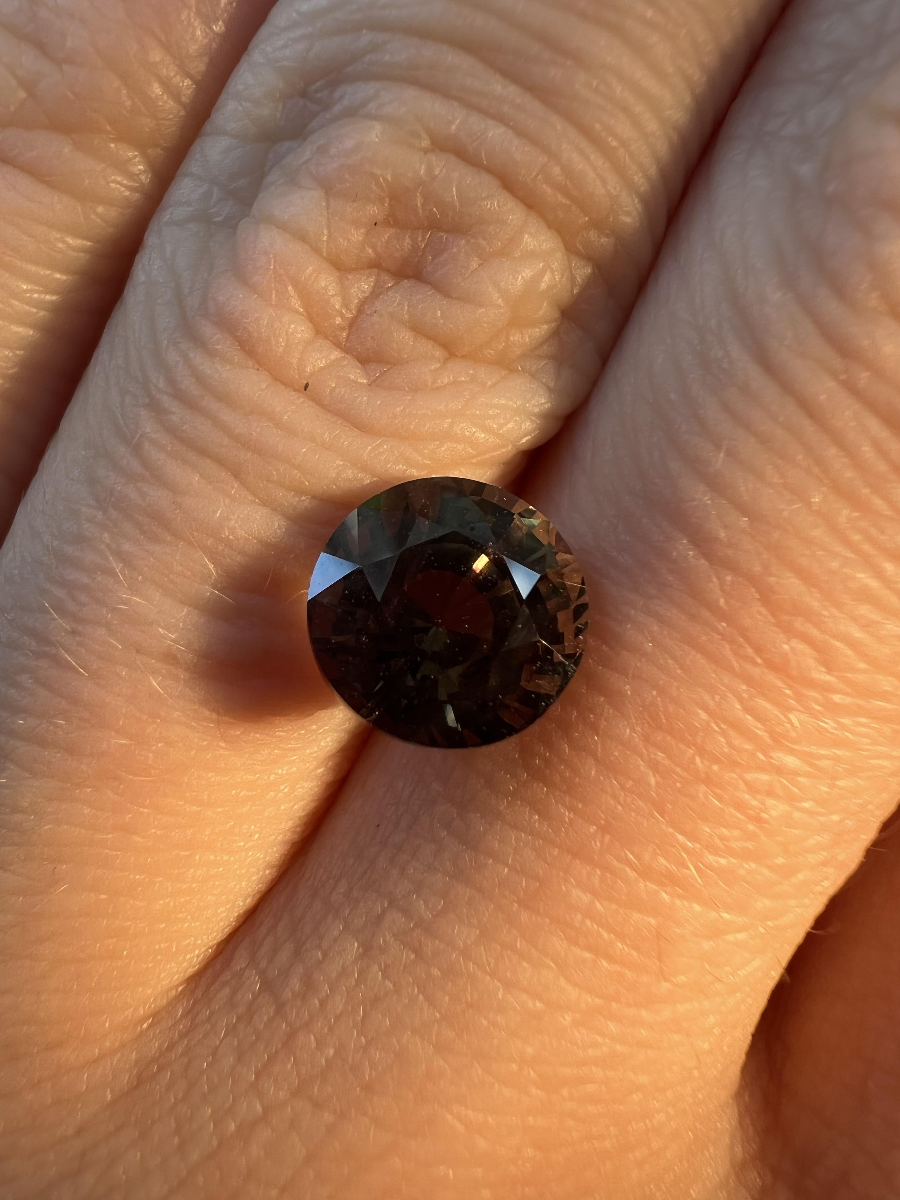 Women's or Men's GIA Certified 3.58 Carat Natural Alexandrite, Alexandrite Gemstone Natural