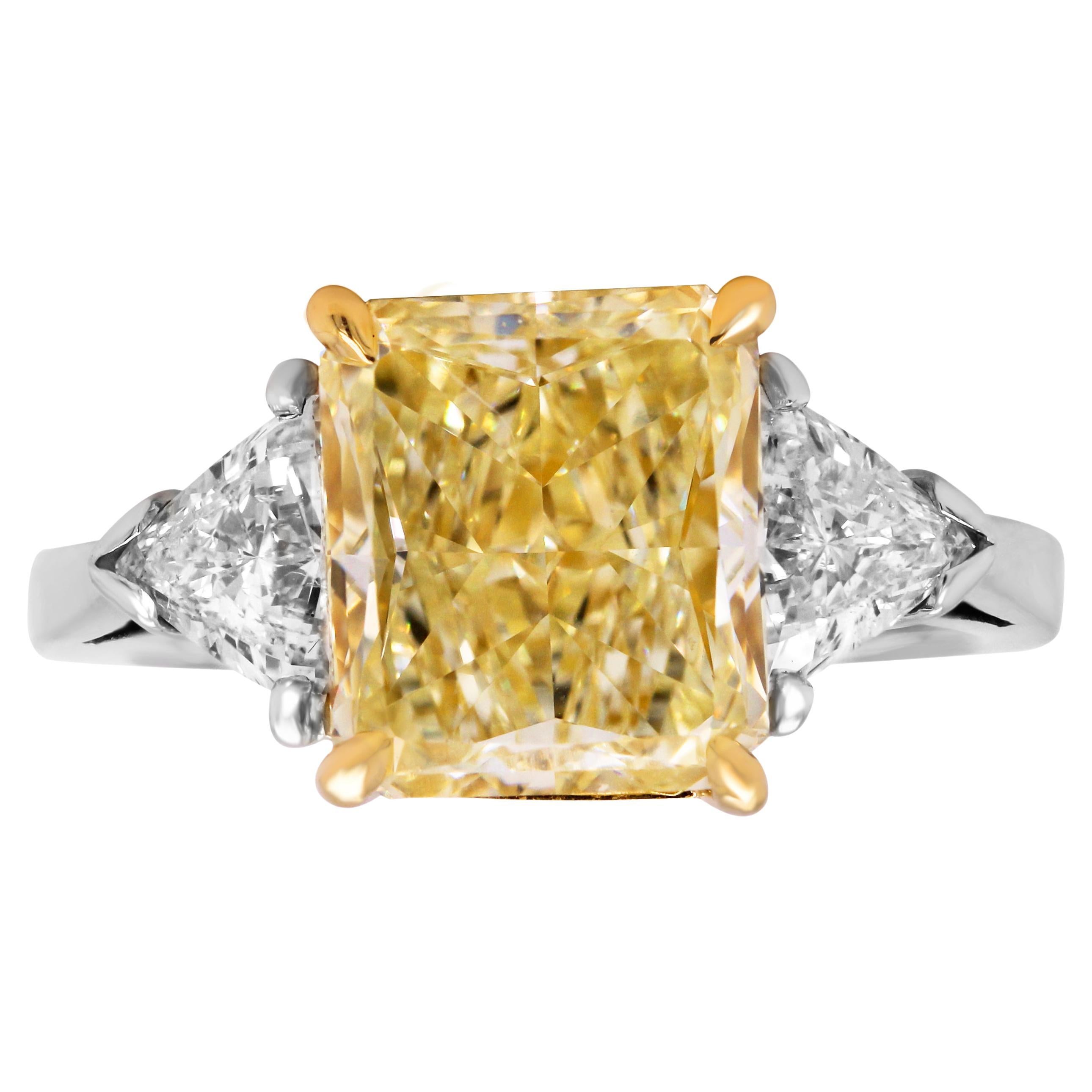 Harry Winston Diamond Platinum Ring 3.60 Carat Pear D/VVS1 GIA at