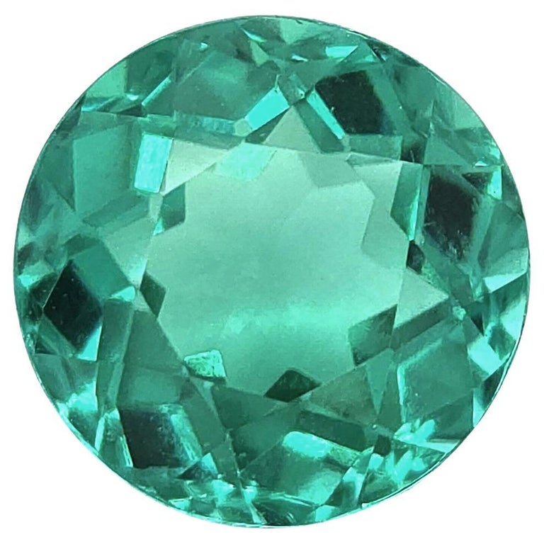 GIA Certified 3.64 Carat Natural "Paraiba like" Tourmaline, Round Shape