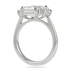 GIA Certified 3.62 Carat Emerald Cut Diamond D Color Flawless Platinum Ring