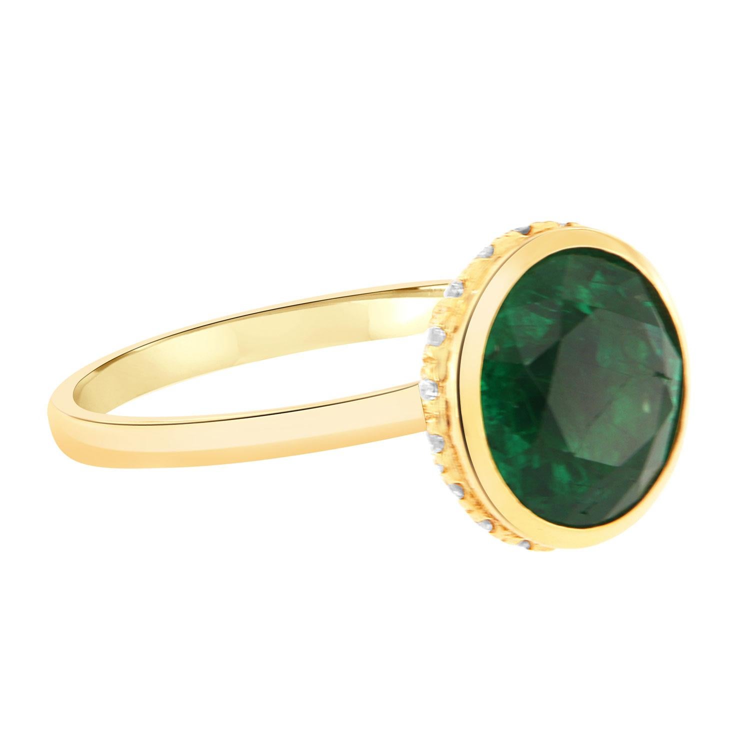 hidden halo emerald ring