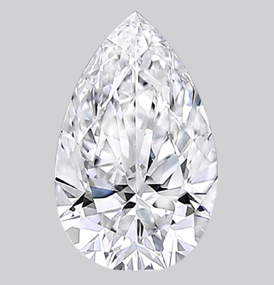 gia certified 3 carat pear cut diamo...