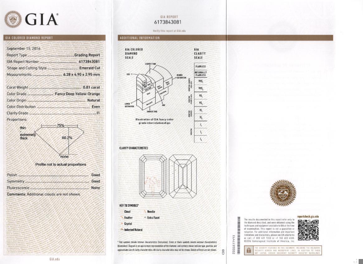 Anello Toi Et Moi staccabile a due pezzi con certificato GIA da 3,81 carati in oro bianco 18 carati in vendita 5