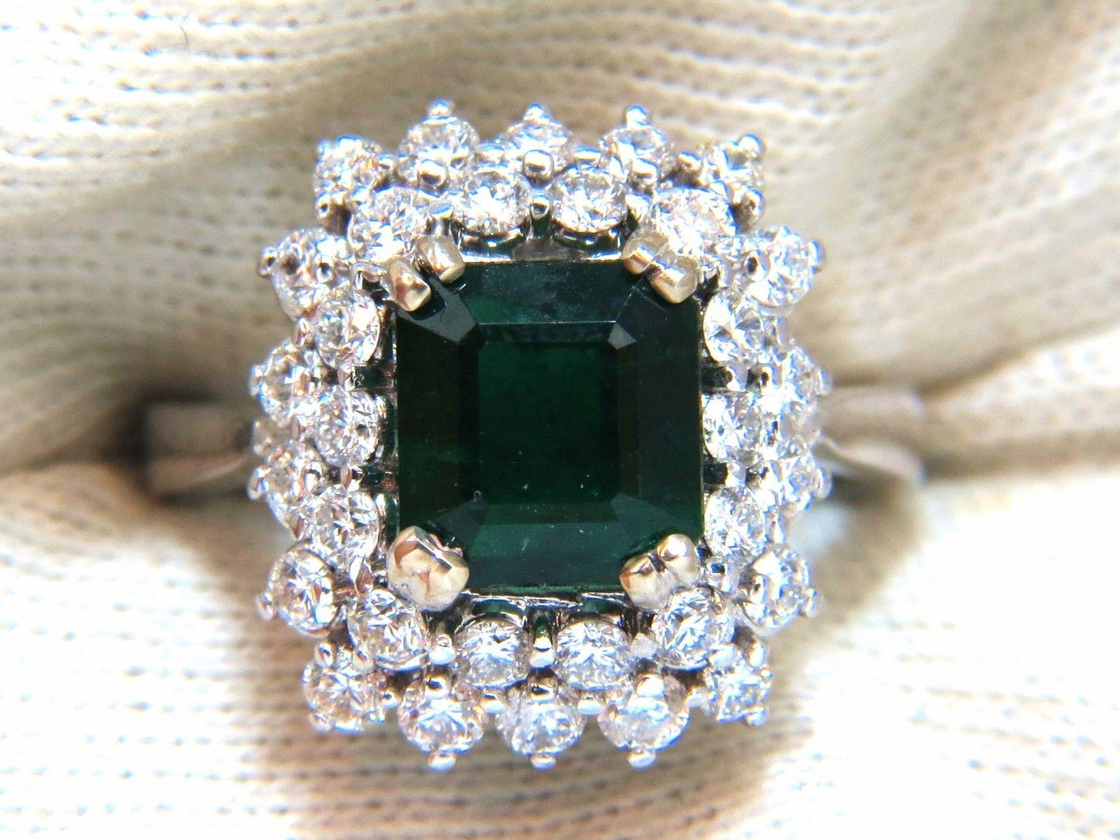 GIA Certified Natural Emerald diamonds ring.

2.62ct natural emerald

Report: 1182699380 (to accompany)

 Transparent, even green 

Classic Emerald Octagonal brilliant cut

8.09 x 7.63 x 5.59mm

No Enhancement, 100% Natural.

No Oil.



1.20ct
