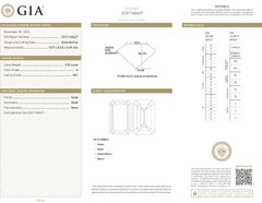 GIA Certified 3.92 Carat Emerald Cut Diamond Engagement Ring