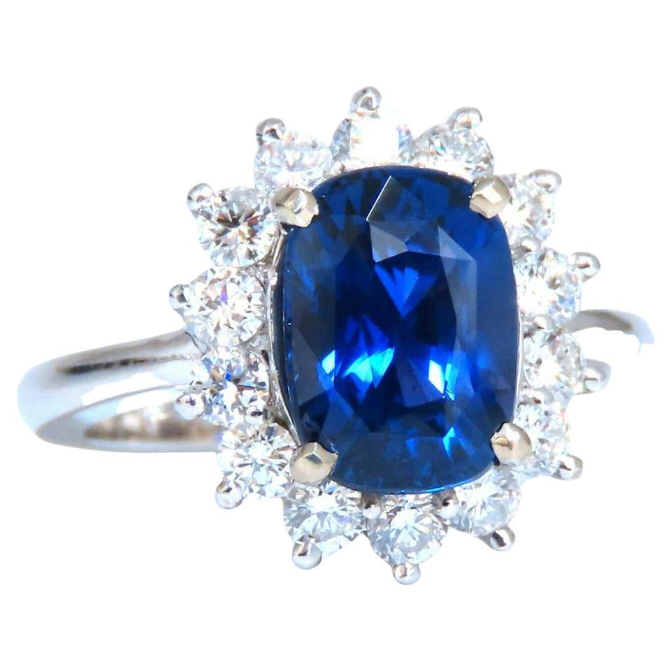 GIA Certified 5.05 Carat Natural No Heat Color Change Sapphire Diamonds ...