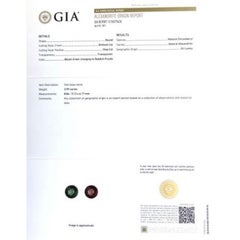 Natural Color Change Alexandrite Stone 3.99 carats with GIA Report / JupiterGem