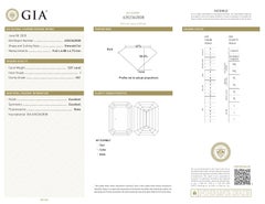 GIA Certified 3ct I VS1 Emerald Cut Diamond Loose or Set in Solitaire Ring