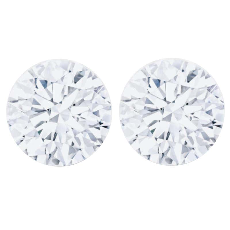 Three quarter carat diamond earrings Clearance