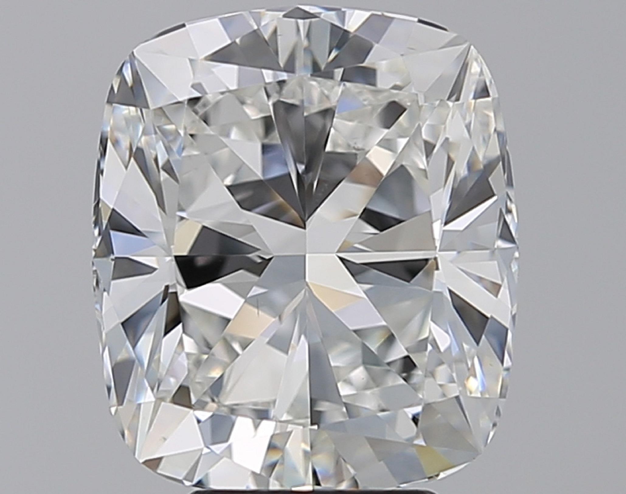 4ct cushion cut diamond ring