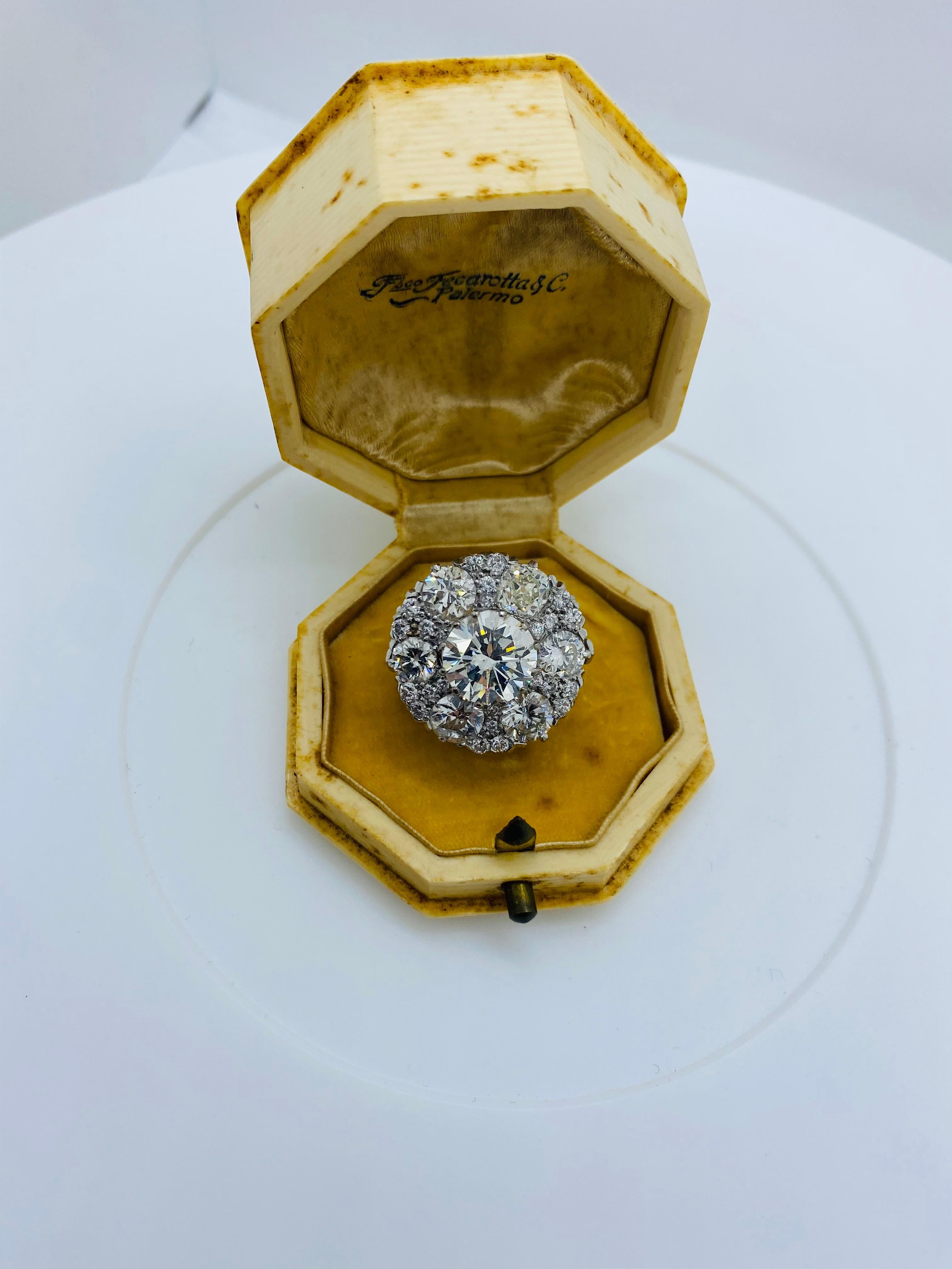 Women's or Men's GIA Certified 4, 04 Carat Diamond Ring L / S1