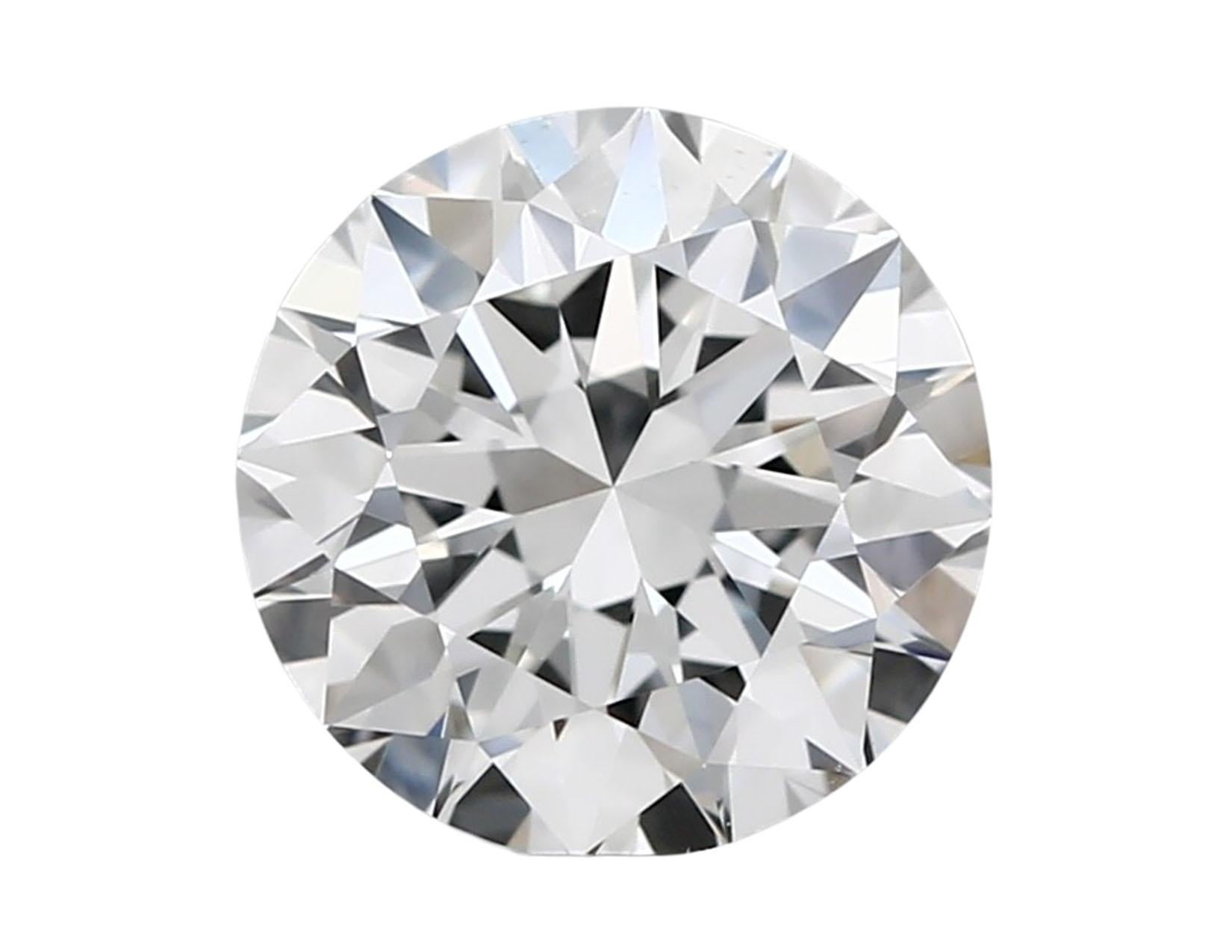 Taglio rotondo Borchie con diamanti da 4 carati certificati GIA in vendita