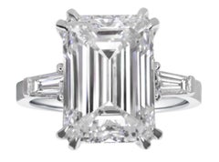 GIA Certified 4 Carat Emerald Cut Diamond Ideal Proportions