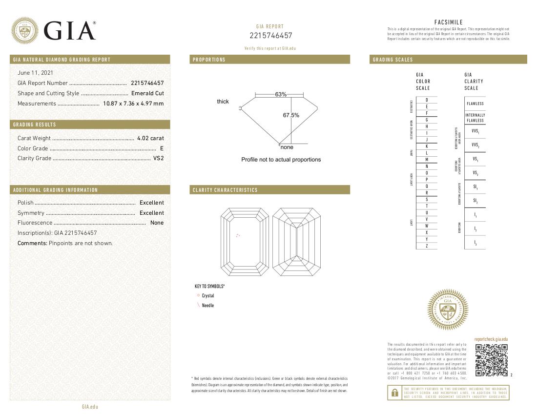 emerald cut ratios