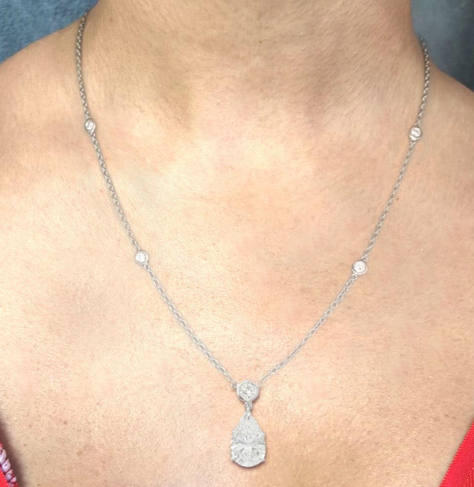 4 diamond necklace