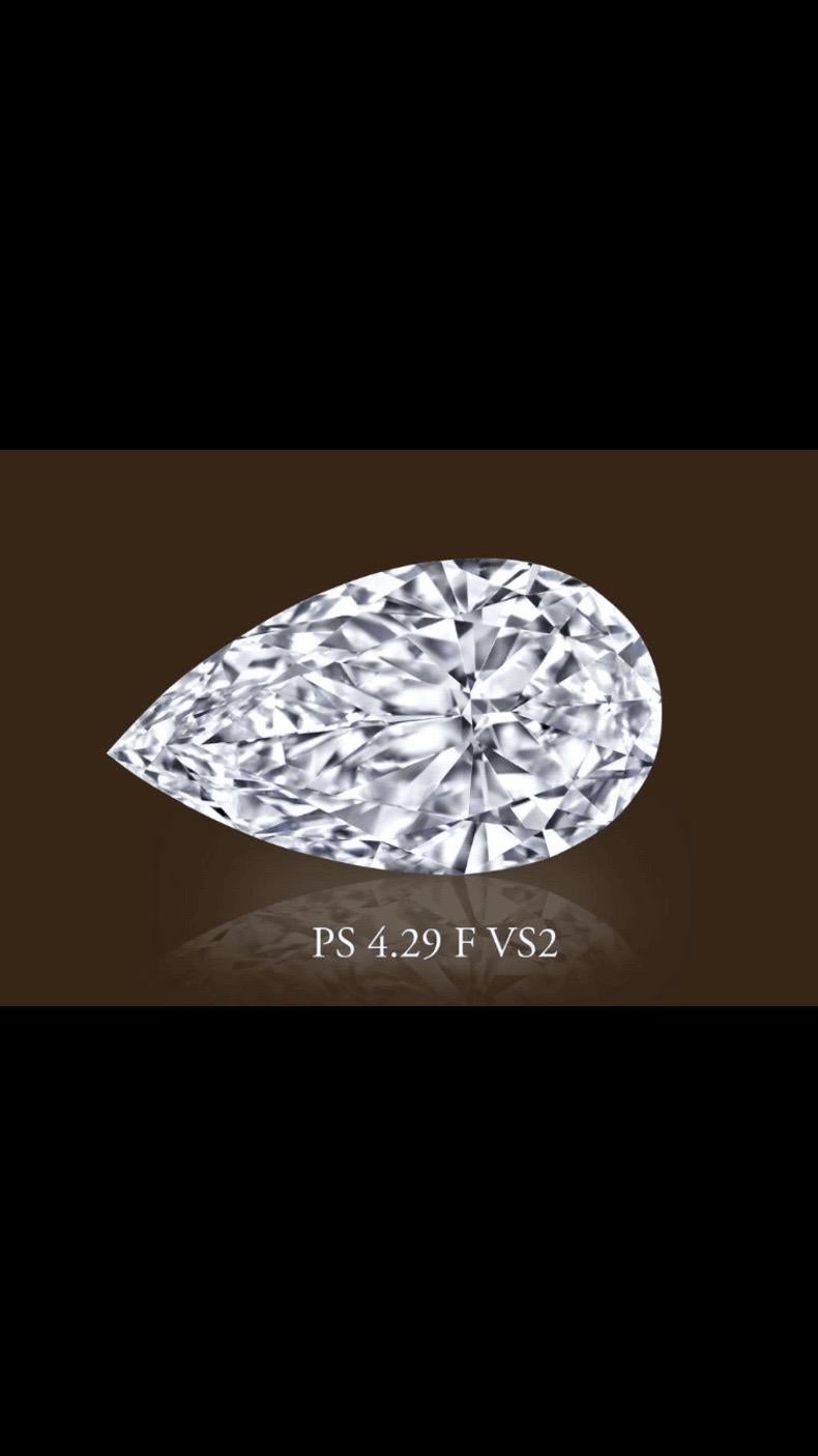 A Diamond That Transcends Expectations - Tamir by Merkaba Beverly Hills
At the pinnacle of luxury and refinement stands a single stone that captures the essence of elegance: a breathtaking 4.29-carat pear-shaped diamond by Tamir at Merkaba Jewelry