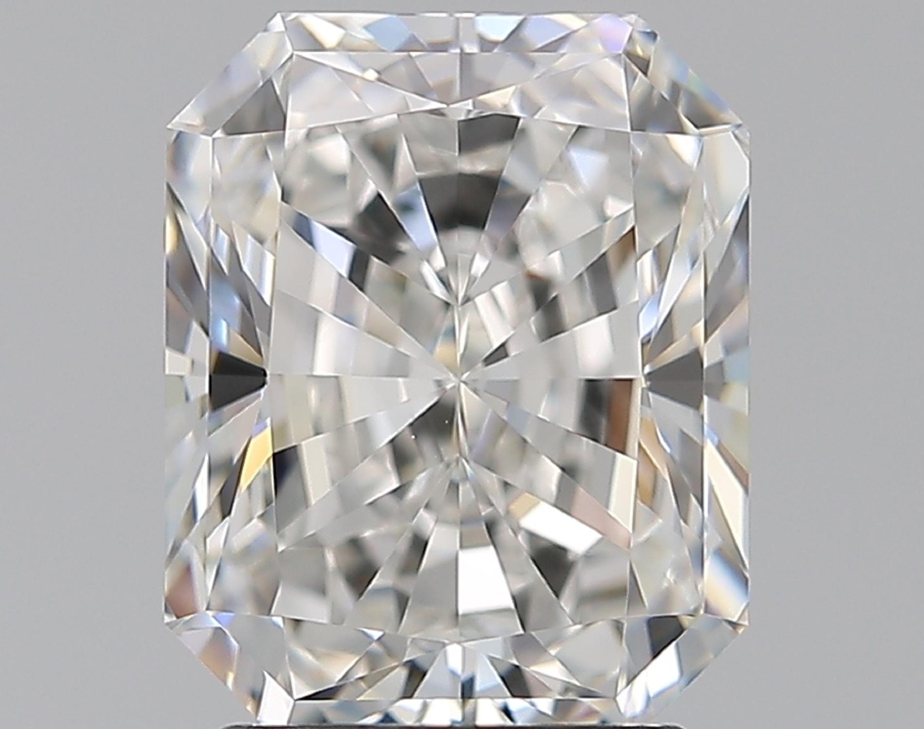 3 carat radiant cut diamond ring on hand