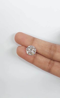 GIA Certified 4 Carats D Color VVS1 Clarity Round Brilliant Diamond Solitaire