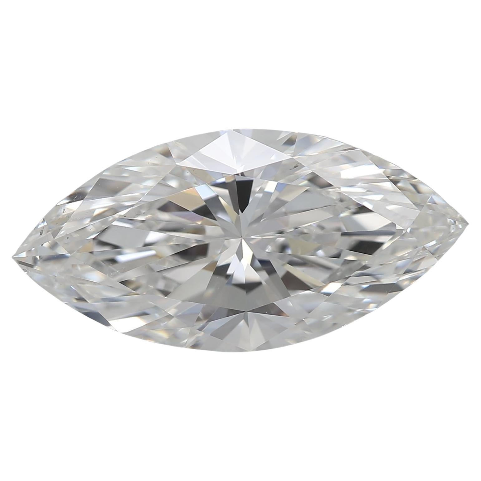 GIA Certified 4 ct Marquise H SI1 Natural Diamond Loose or Set in Solitaire Ring