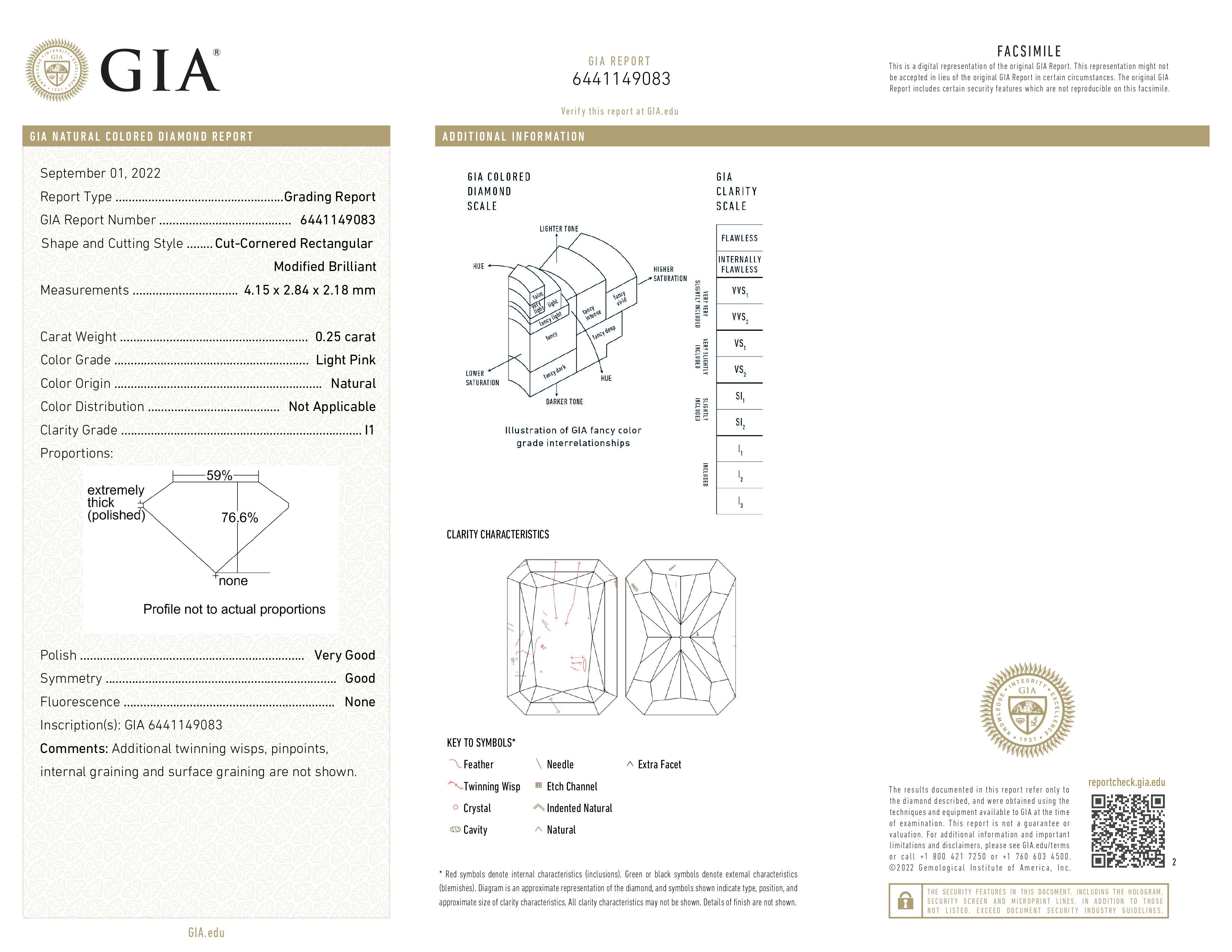 GIA Certified, 1.99ct Natural 4stone Fancy Color Diamond wedding Ring in 18KGold 5