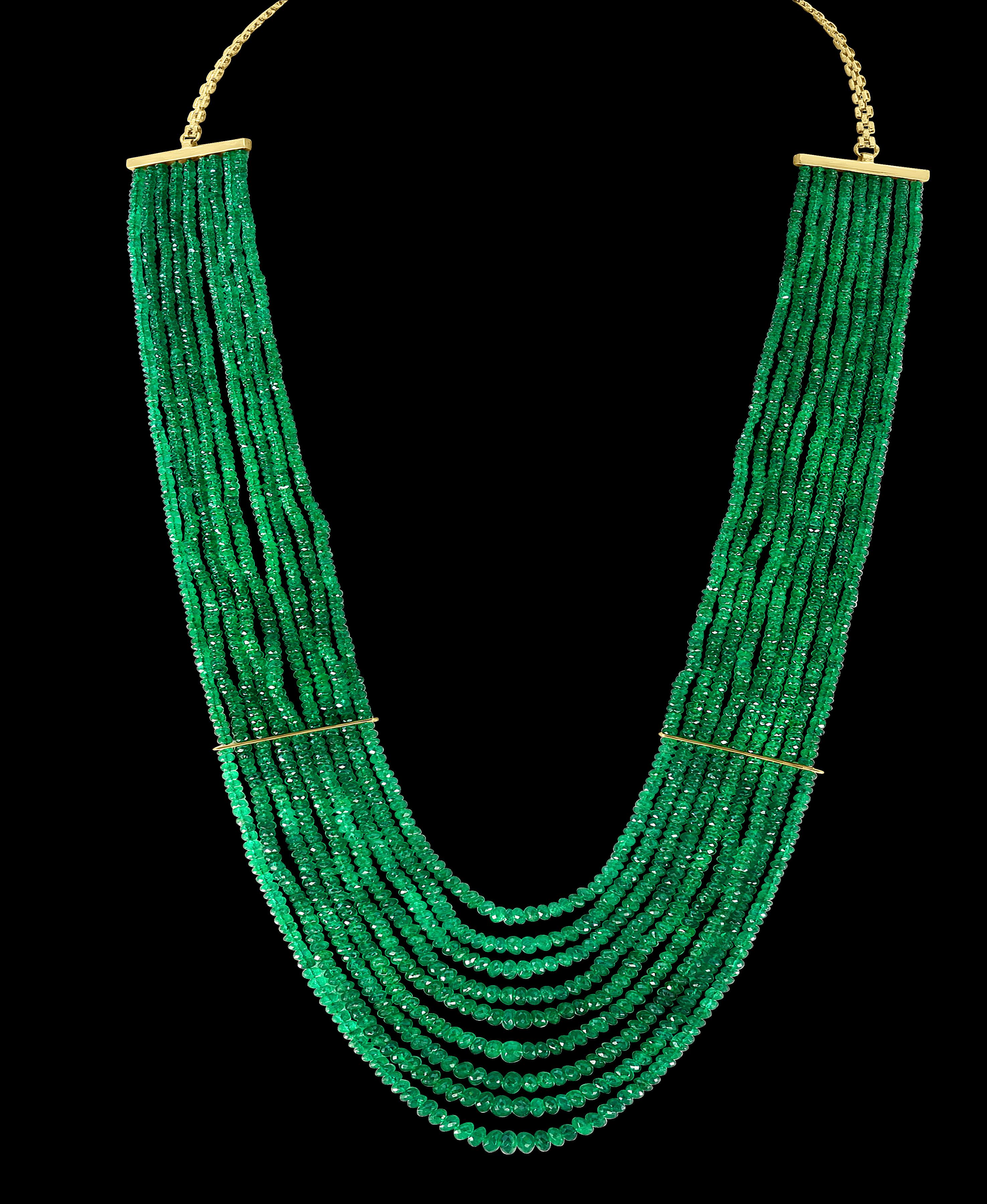 colombian emerald beads