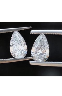 GIA-zertifizierte 4,00 Karat D/VS1 Diamanten in Birnenform