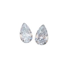 GIA Certified 4.00 Carats D/VS1 Pear Shape Diamonds
