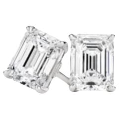 Emerald Stud Earrings