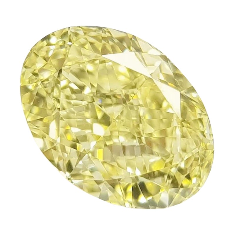 GIA zertifiziert 4,00 Karat Fancy Light Diamant im Angebot