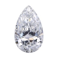 GIA Certified 4.01 Carat D Flawless Pear Diamond for Bespoke Jewel