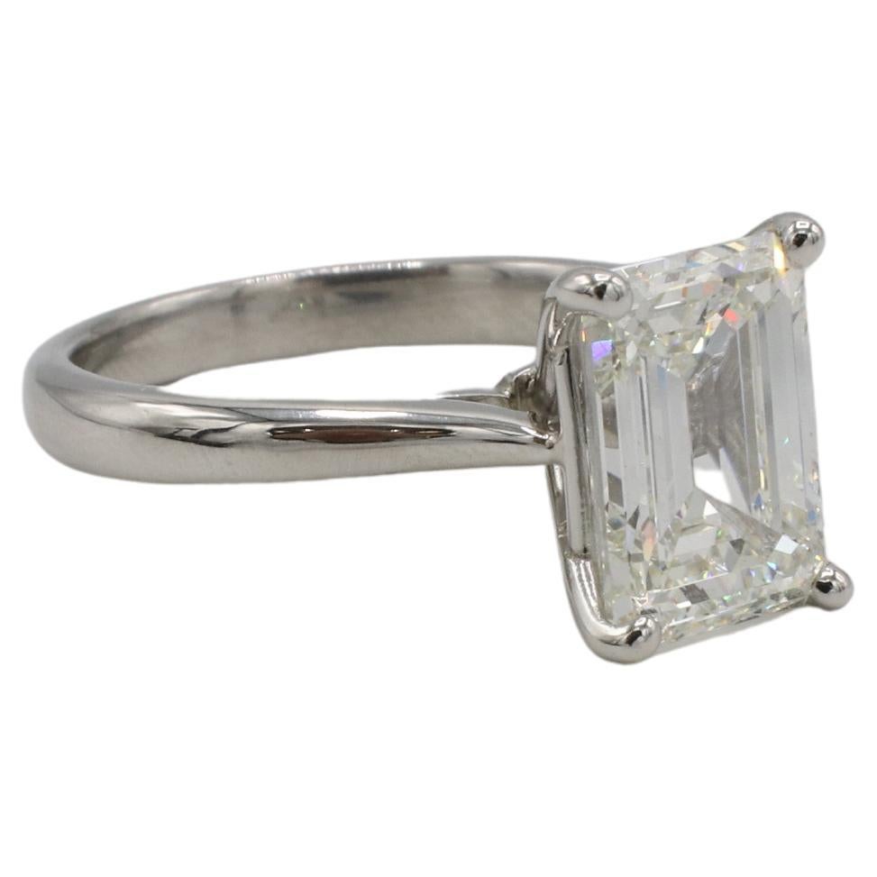 GIA Certified 4.01 Carat J VS2 Emerald Cut Natural Diamond Solitaire Platinum Engagement Ring

GIA report number: 2235079552
Diamond: 4.01 Carat J VS2 Emerald Cut Natural Diamond
Metal: Platinum
Weight: 7.44 grams
Height: 8.5mm
Size: 7.25 (US)
