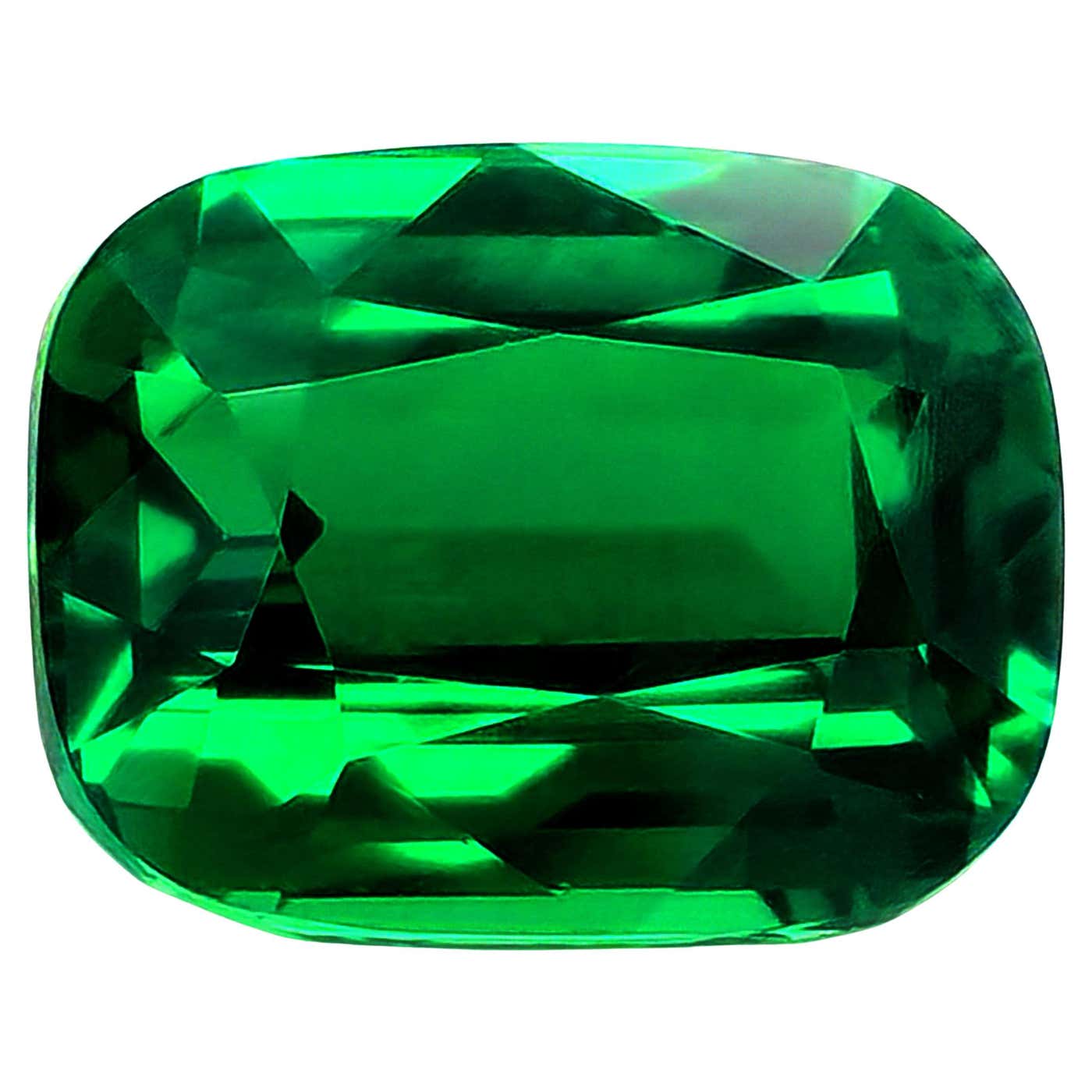 Tsaborite Natural Tsavorite Garnet 4.01 carats Stone with GIA Report / JupiterGem ...