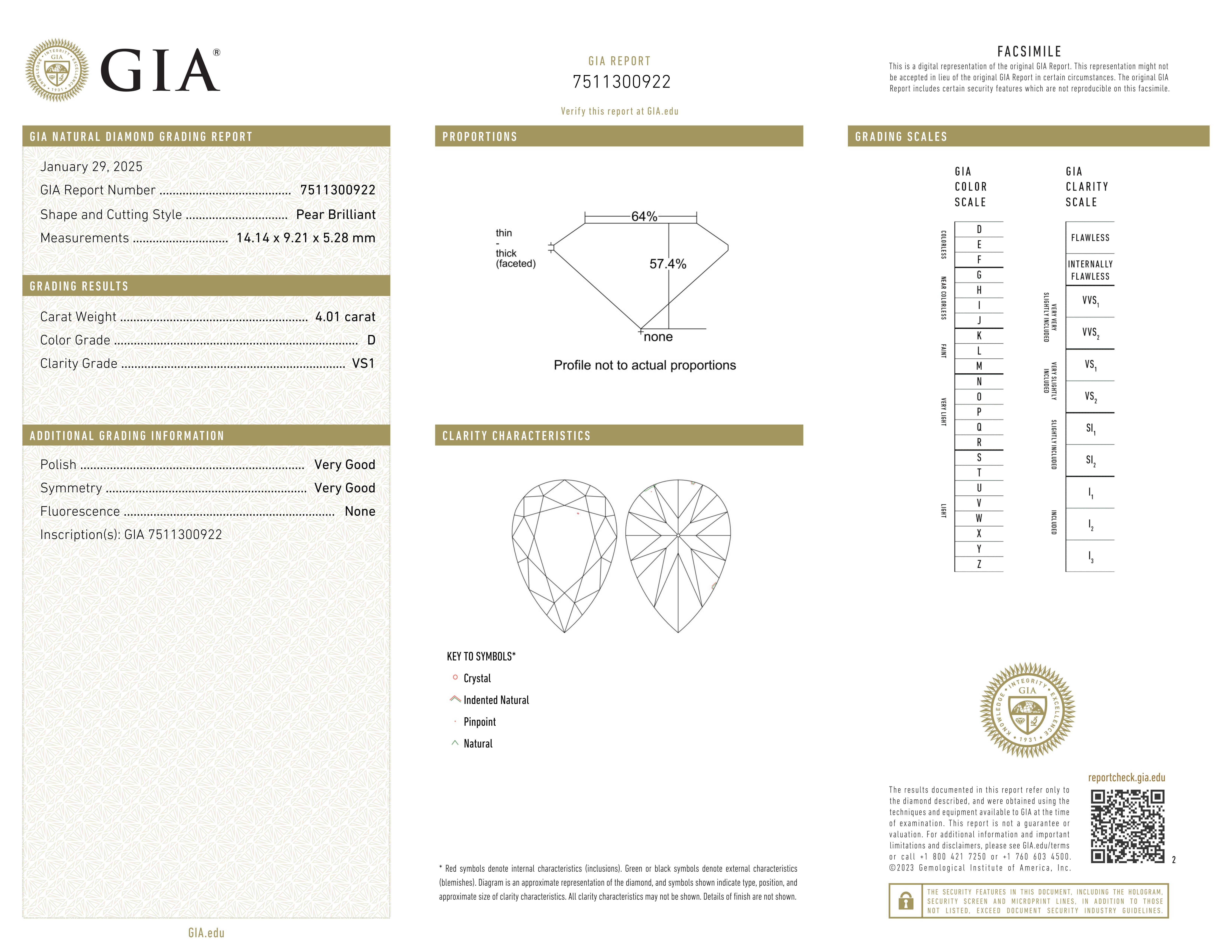 De las mujeres Anillo de compromiso con halo de diamantes brillantes pera de 4,01 quilates certificado por el GIA en venta